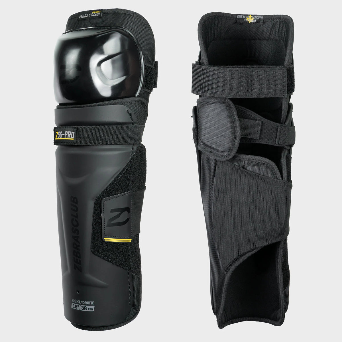 2026 Zebrasclub ZSG - Pro Referee Hockey Shin Guards