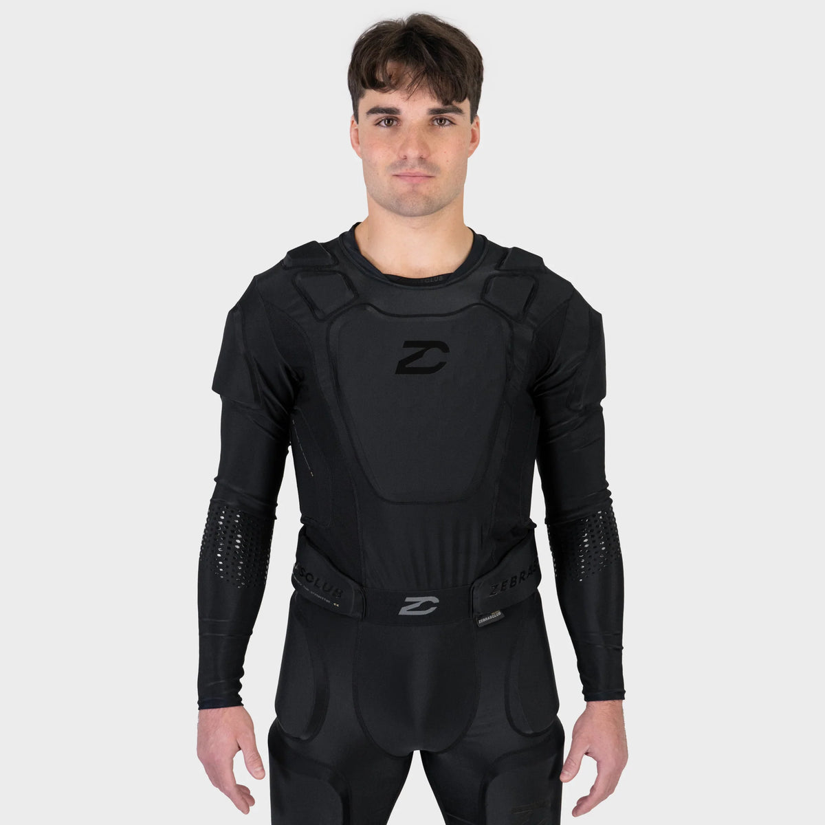 2026 Zebrasclub ZPS - Pro Long Sleeve Hockey Referee Padded Shirt