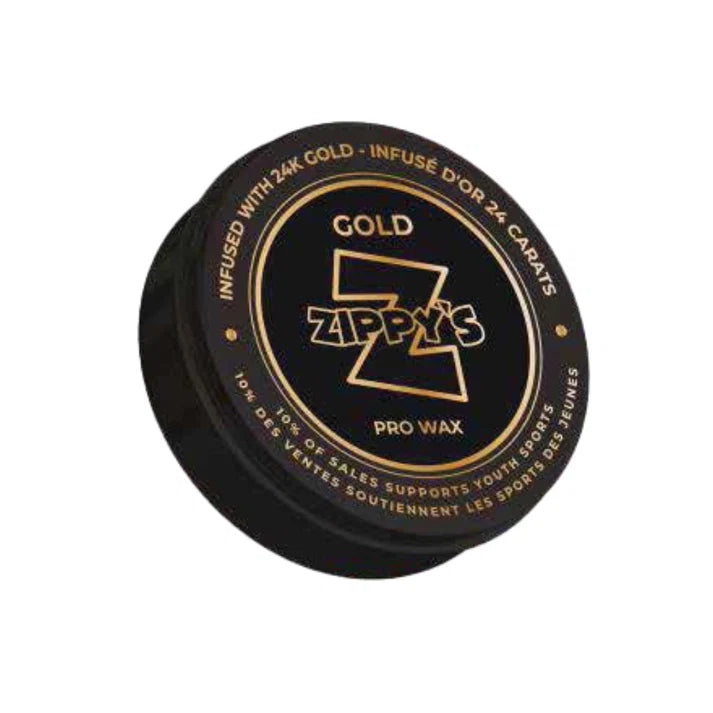 Zippys Pro Hockey Gold Infused Stick Wax - 24K