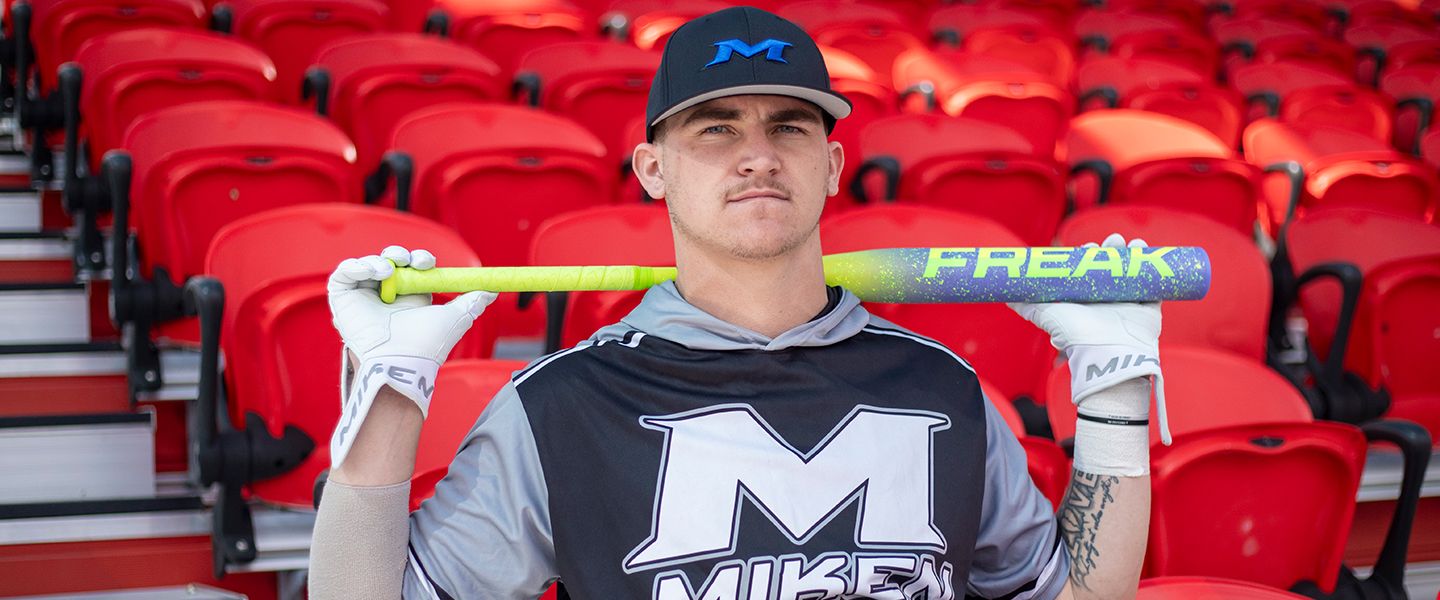 2026 Miken Freak Splatter 1 Piece 13.5" Maxloaded (0.5 oz) Slo-Pitch Bat  MSU6FRK1L