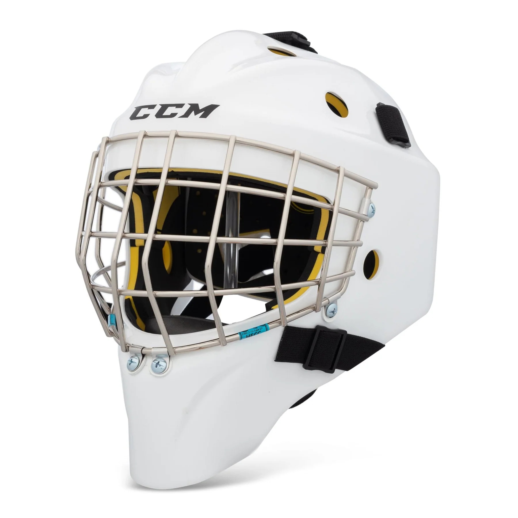 GOAL FACEMASK YTH CCM AXIS 1.5 WHITE H23