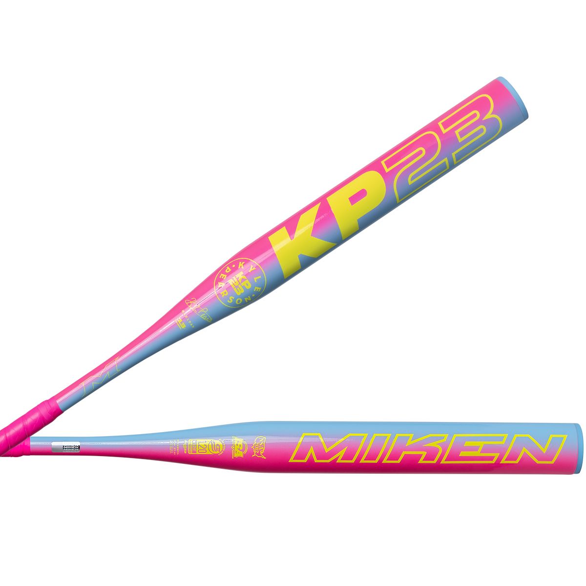 2026 Miken Freak Neon KP23 1 Piece 13" Maxload (0.5 oz) Slo-Pitch Bat  MSU6NKP1L