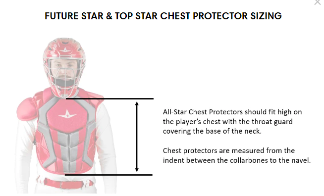 ALL STAR TOP STAR CHEST 12-16 15.5'' BS24