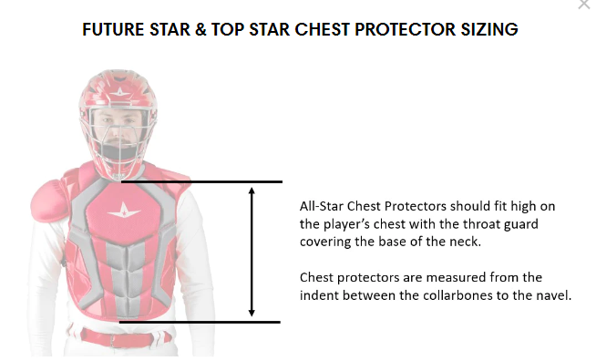 ALL STAR TOP STAR CHEST 12-16 15.5&#39;&#39; BS24