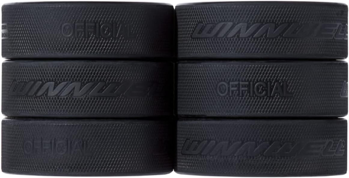 WINNWELL 6OZ PUCK  BLANK BLACK OFFICIAL