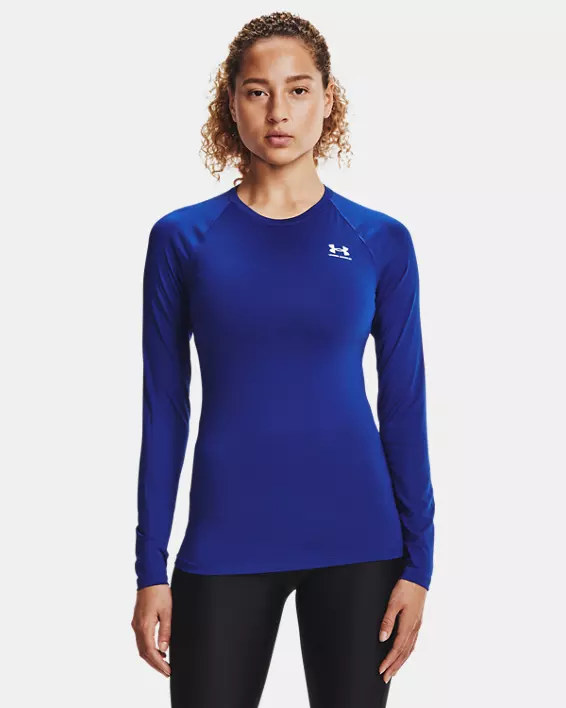 UA WOMEN'S HEATGEAR COMPRESSION LONG SLEEVE BS24