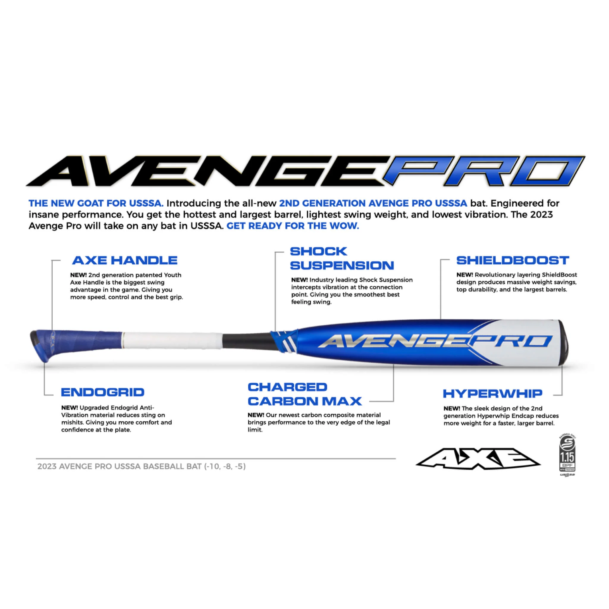 BB BAT AXE AVENGE PRO (-5) BS24