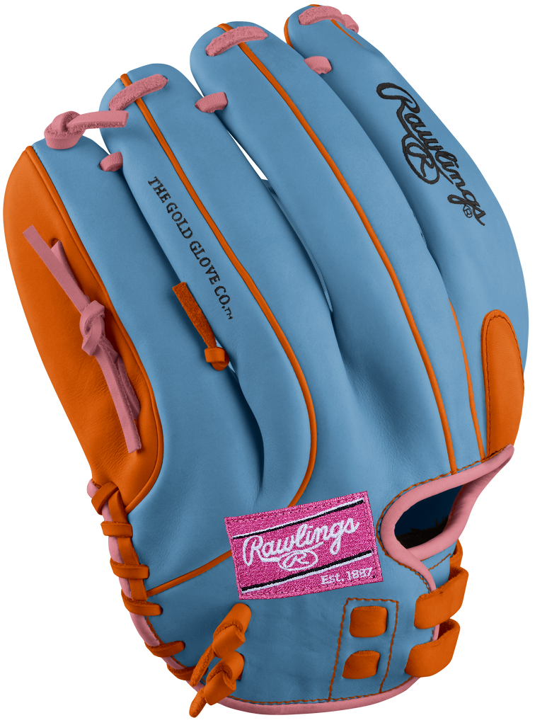 2025 Rawlings Heart of the Hide 13" Evolution Exclusive "Miami Dawn" Outfield Softball Glove PRO130SB - Right Hand Throw