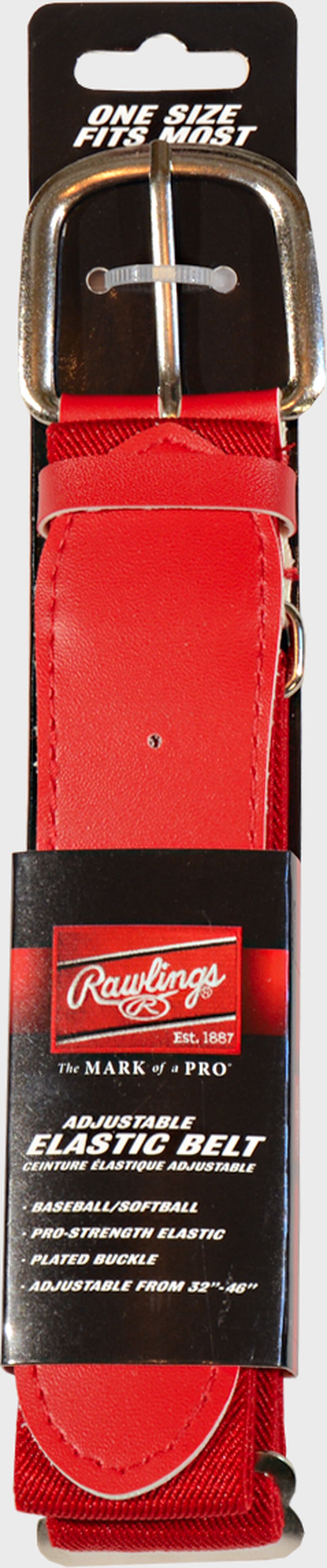 Rawlings OSFM Adult Baseball Belt BLT (18" - 36")