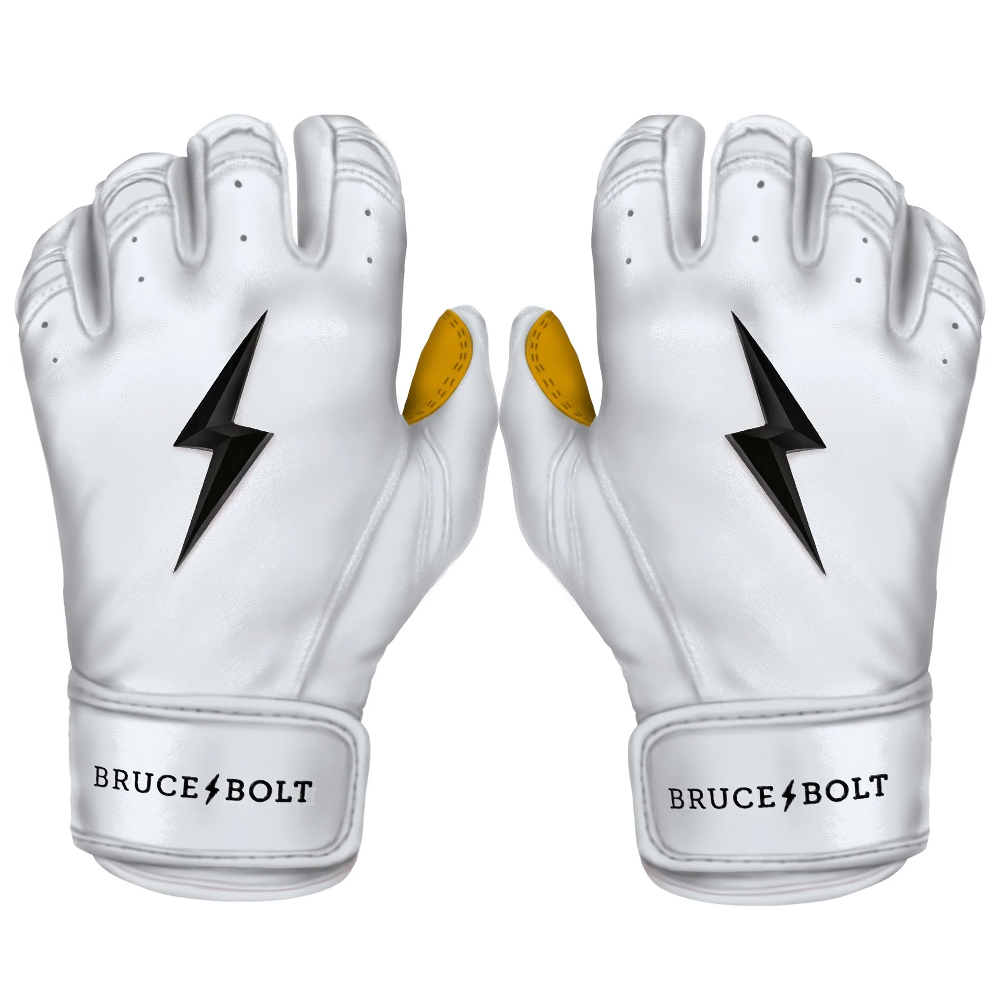 2024 Bruce Bolt Premium Pro Short Cuff Batting Gloves