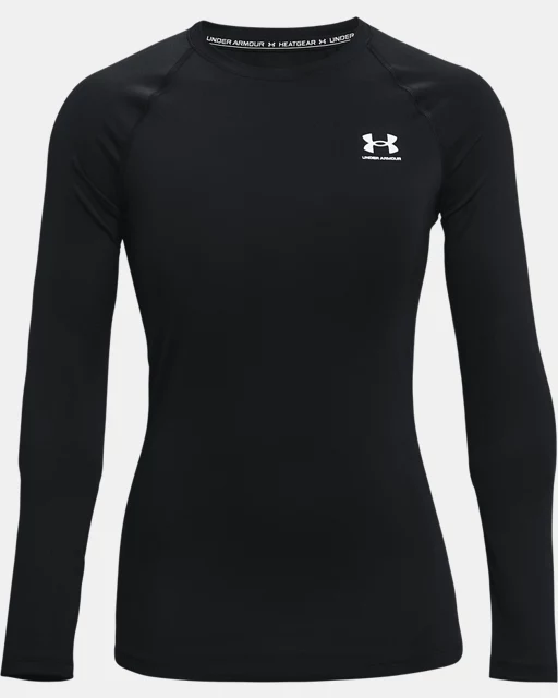 UA WOMEN&#39;S HEATGEAR COMPRESSION LONG SLEEVE BS24