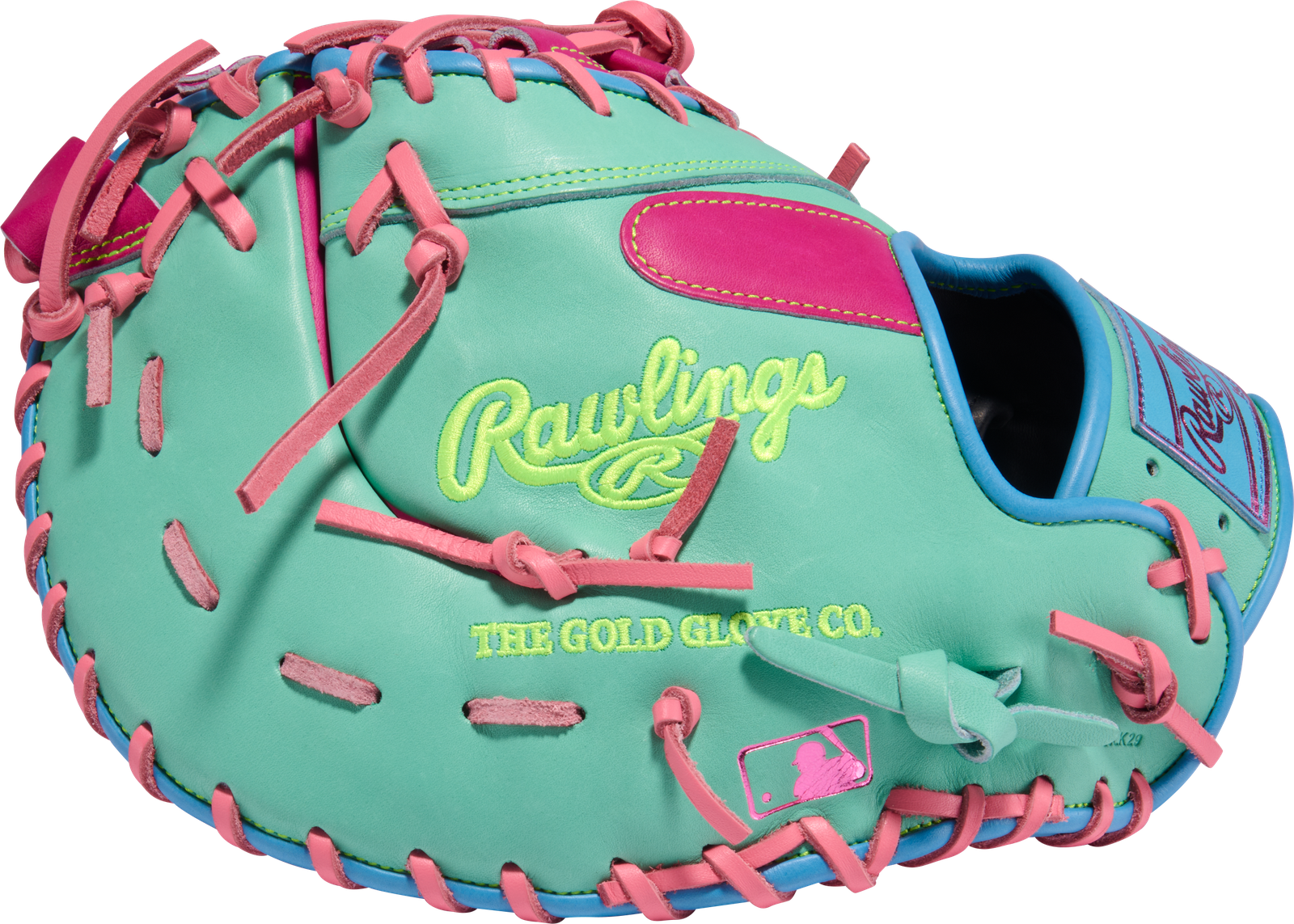 2026 Rawlings Heart of the Hide 13" First Base Baseball Glove PRORDCT-10BEM Berry / Mint