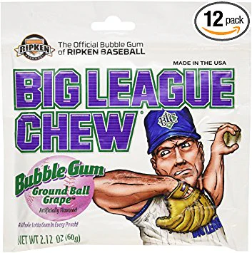 BIG LEAGUE CHEW 60 GRAMS