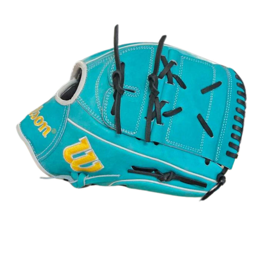 BB GLOVE WILSON A2000 SA17 TEAL/WHITE 12'' BS25