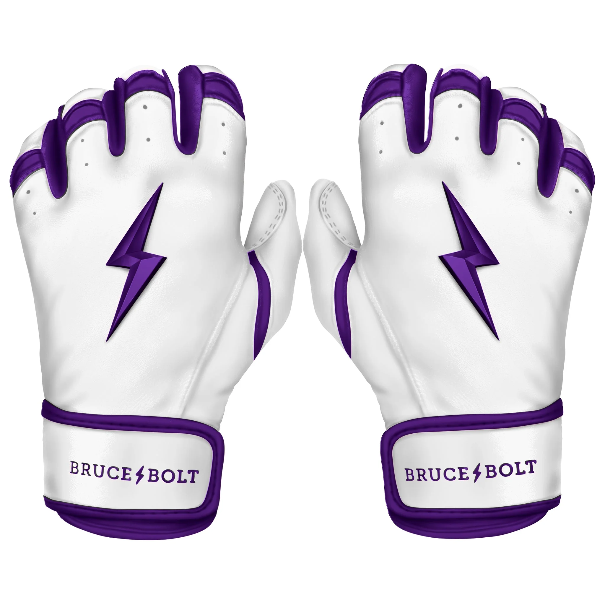 2024 Bruce Bolt Pro Chrome Short Cuff Youth Batting Gloves