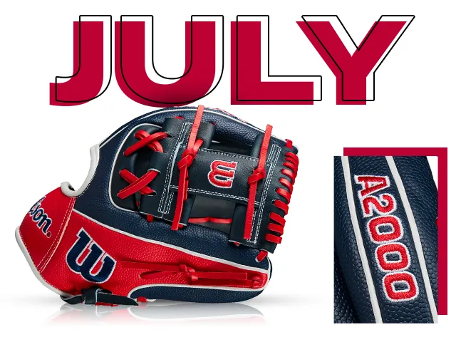 BB GLOVE WILSON A2000 GOTM JULY 1786 11.5'' (Navy-Navy-SS Red) BS24