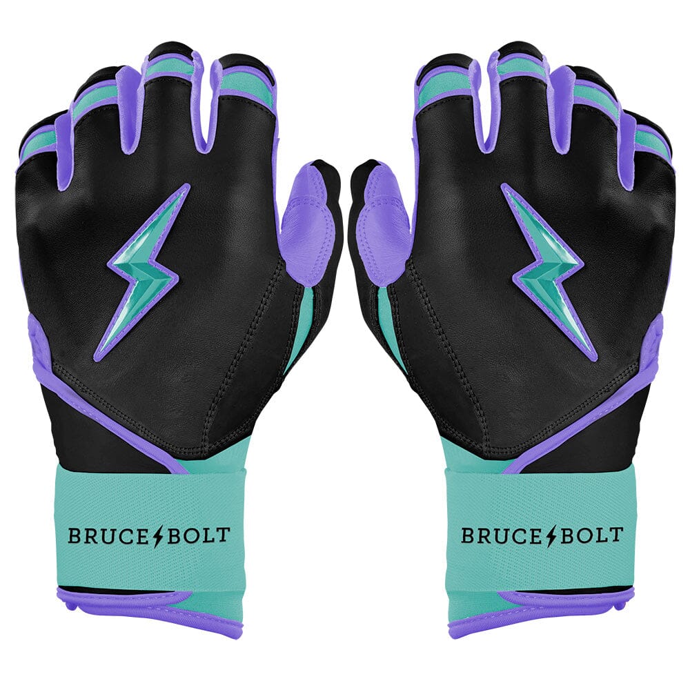 2026 Bruce Bolt Perfect Game Premium Pro Series Long Cuff Batting Gloves - BB-LC-PG25 - Youth