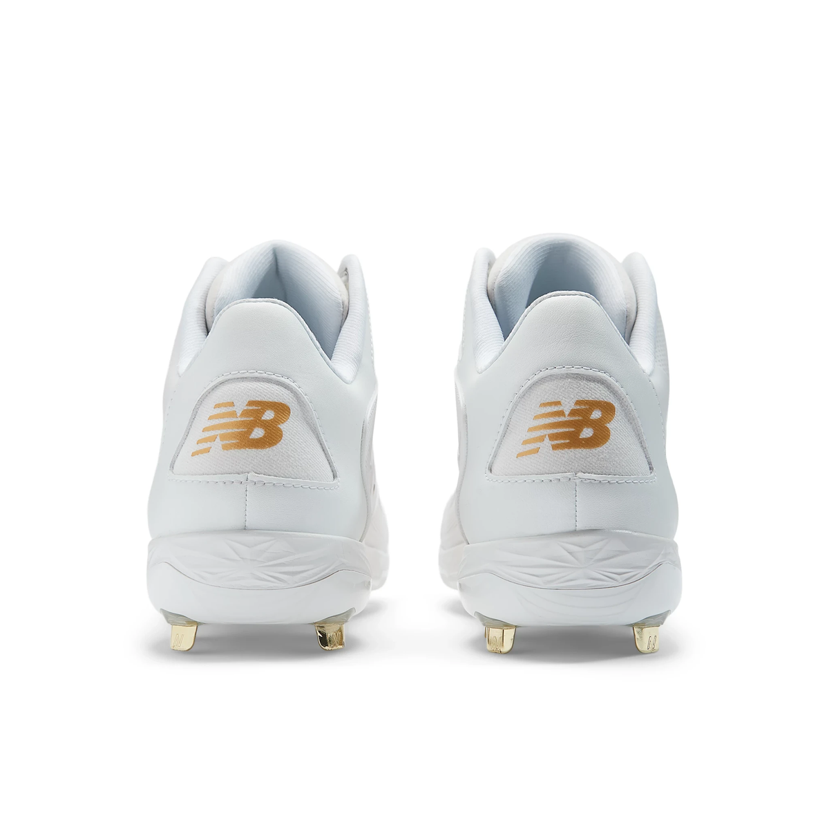 New balance white gold cleats hot sale