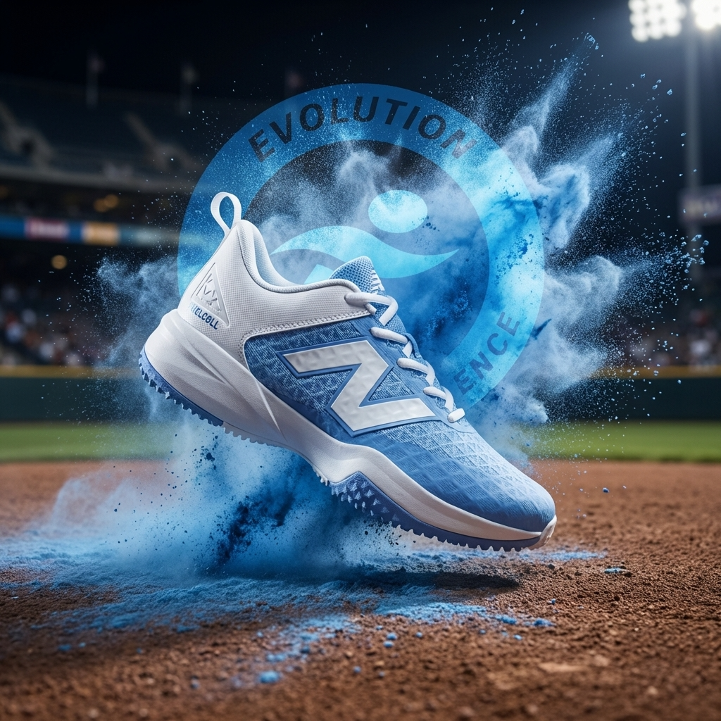 New Balance Evolution Canadian Exclusive Fuel Cell 4040 V8 Men's Turf Trainer Carolina Blue / White T4040TC8