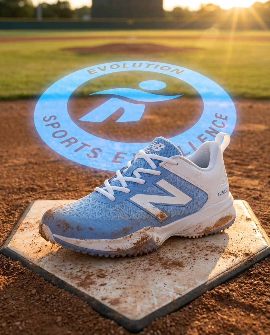 New Balance Evolution Canadian Exclusive Fuel Cell 4040 V8 Men's Turf Trainer Carolina Blue / White T4040TC8