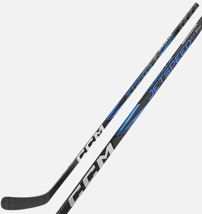 CCM Jetspeed FT7 Pro Custom Blue Hockey Stick - Intermediate