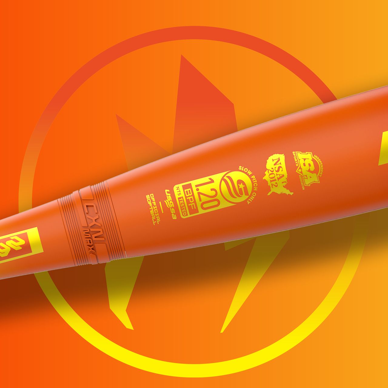 2026 Easton Hype Fire 2 Piece 12.75" Loaded (0.5 oz) Slo-Pitch Bat ESU6HFL