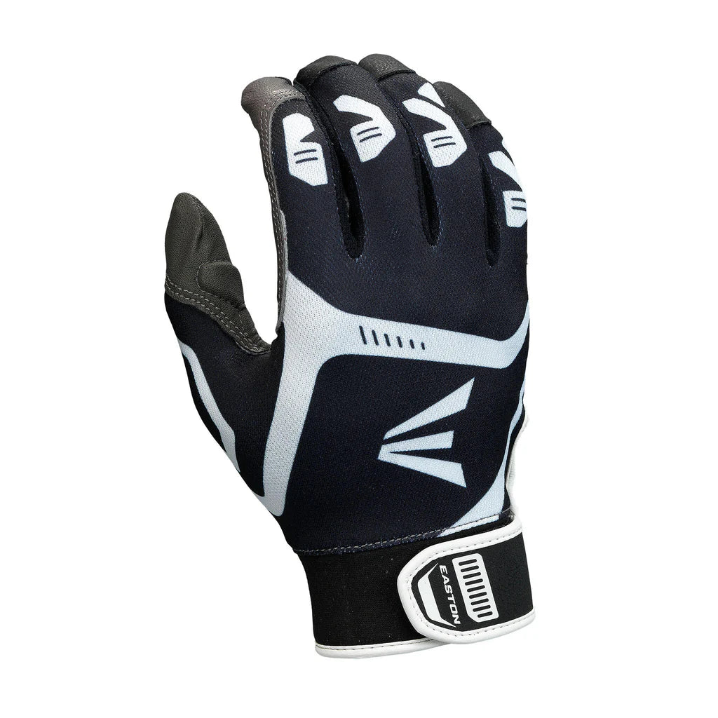 2023 Easton Gametime VRS Batting Gloves - Black
