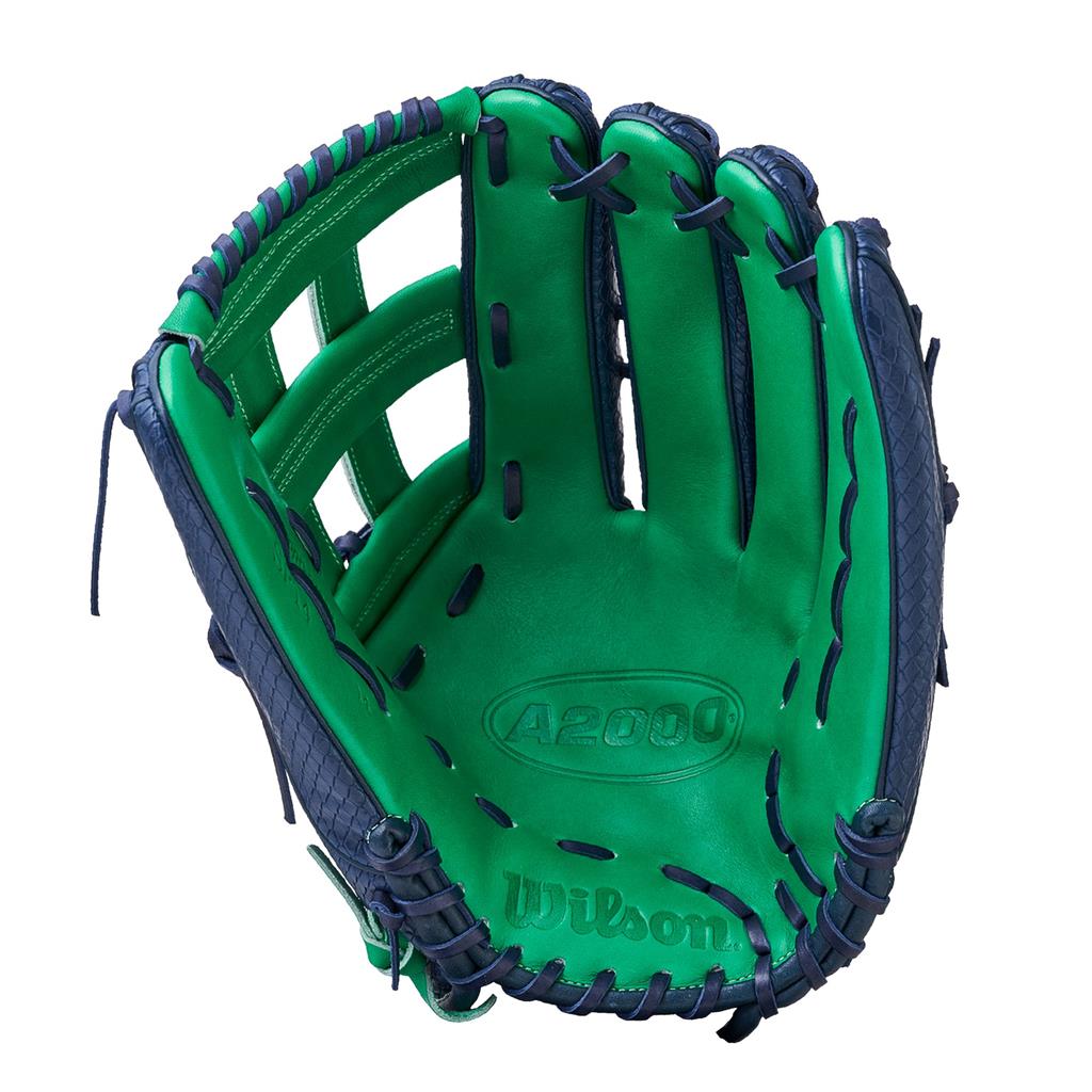 SP GLOVE WILSON A2000 KELLY GRN  14'' BS24