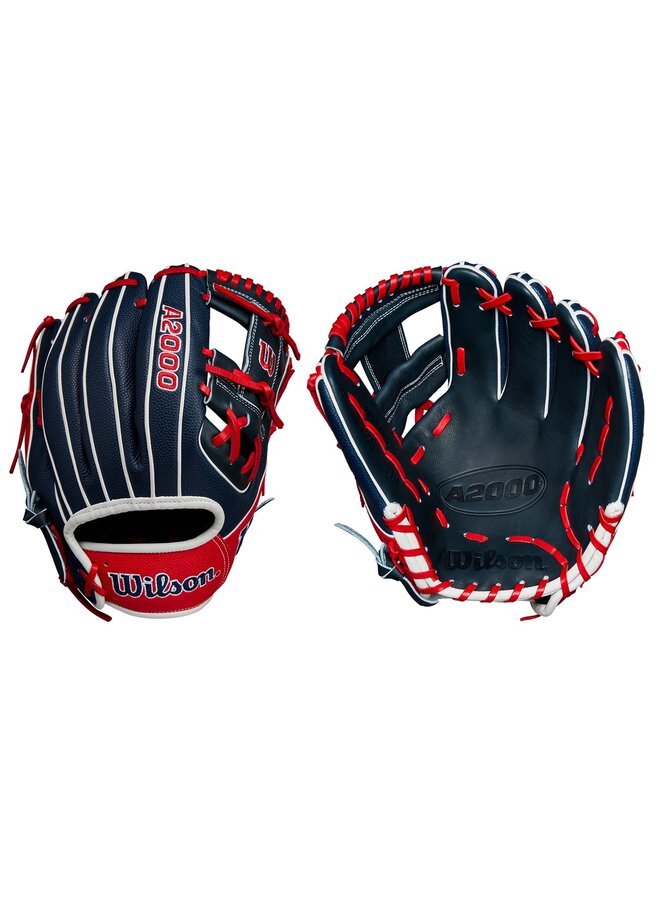 BB GLOVE WILSON A2000 GOTM JULY 1786 11.5'' (Navy-Navy-SS Red) BS24