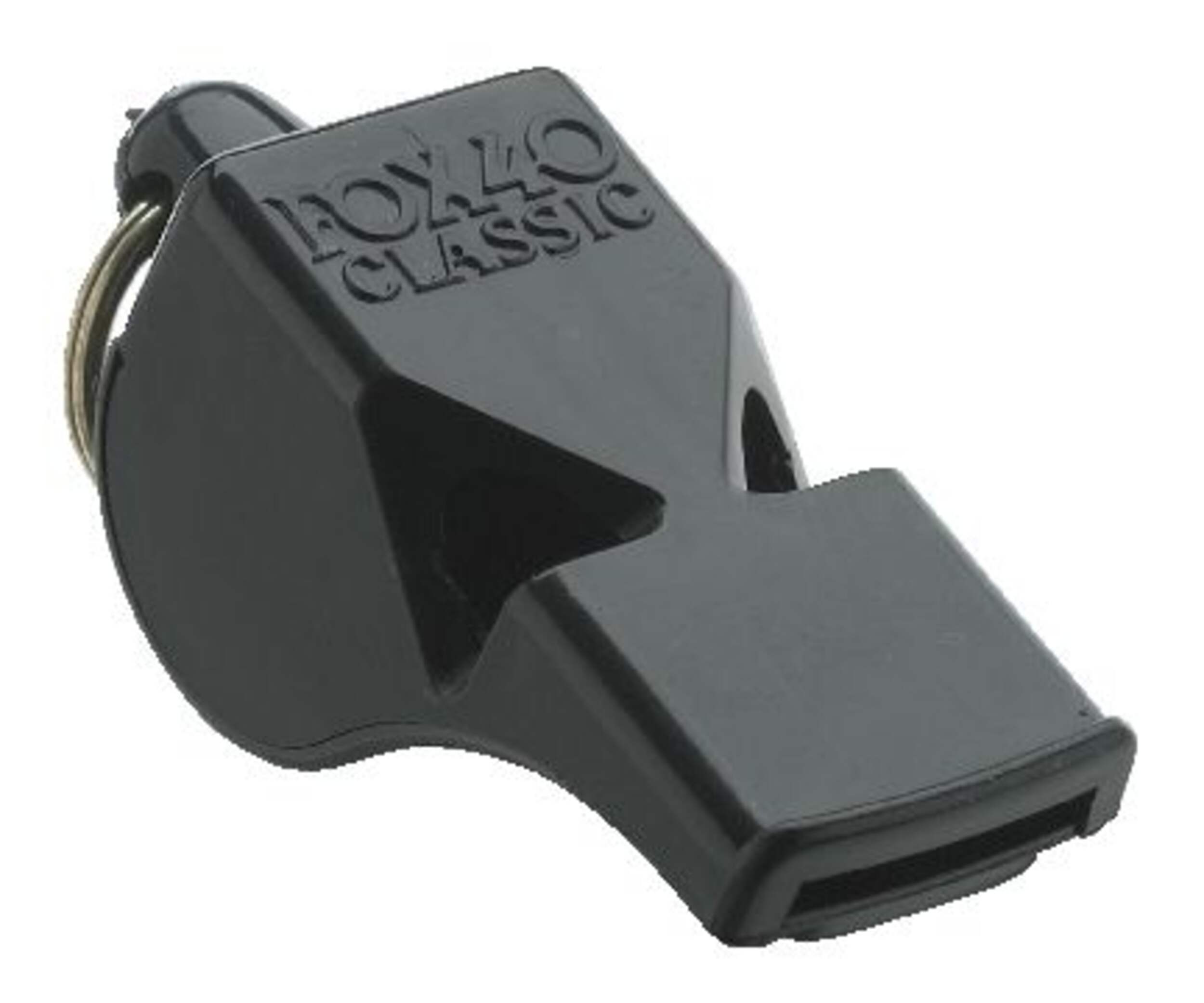 2024 FOX 40 Classic Official Coach Whistle w/lanyard - Black