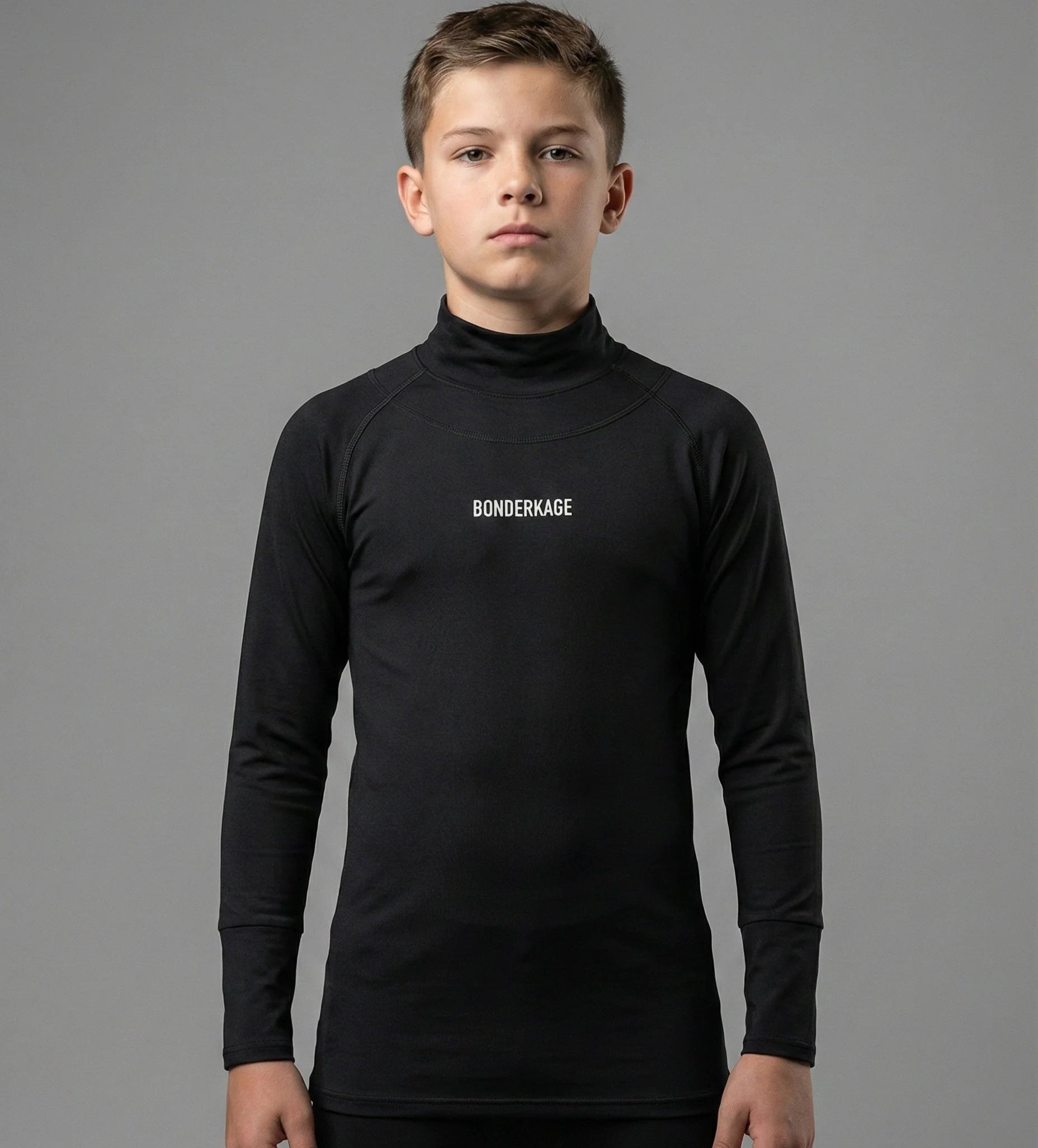 2026 Bonderkage Long Sleeve Shirt with Neck Guard and Cut Resistant Wrists (A9) - Junior