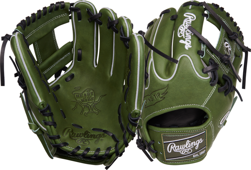 BB GLOVE RAWLINGS HOH RPRO204W-2MG 11.5'' BS24