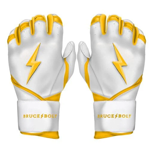 2024 Bruce Bolt Pro Chrome Long Cuff Batting Gloves