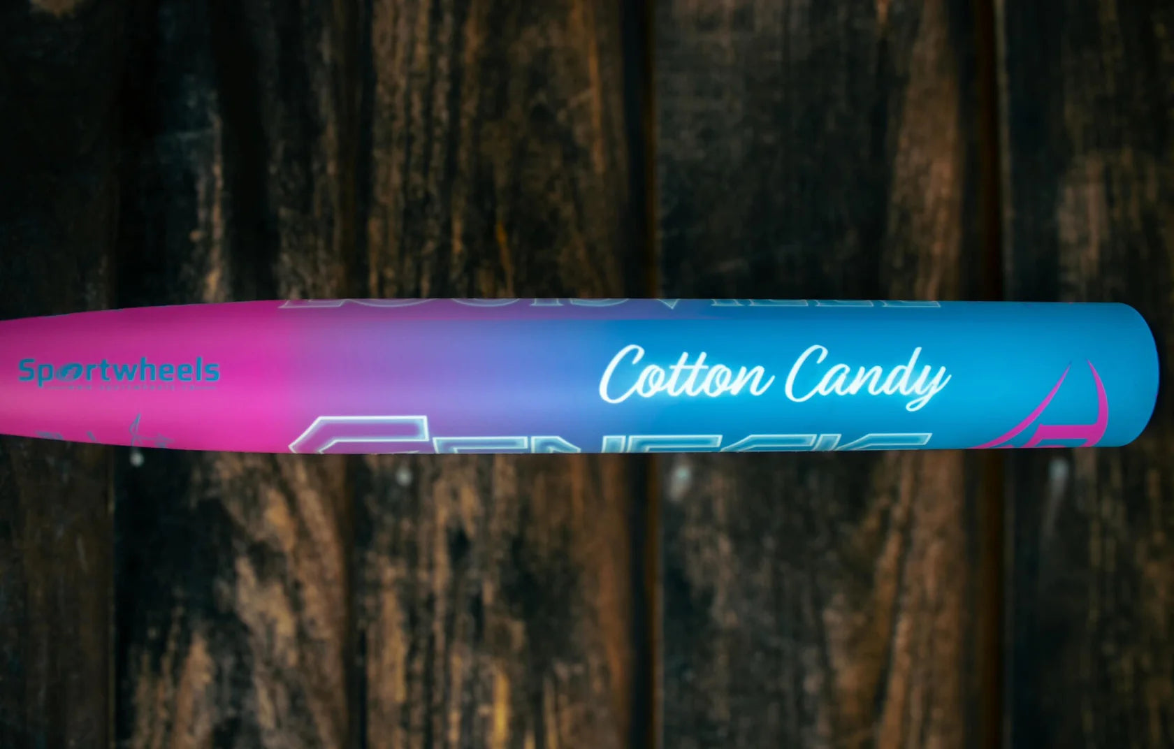 SPORTWHEELS EXCLUSIVE - 2026 Louisville Slugger Genesis "Cotton Candy" 1 Piece Endload (0.5 oz) 13" Slo-Pitch Bat TM21 CCV