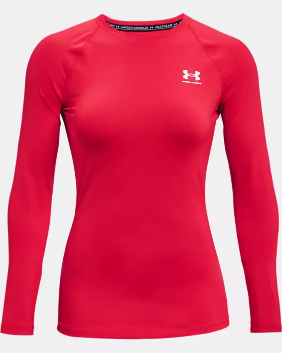 UA WOMEN'S HEATGEAR COMPRESSION LONG SLEEVE BS24