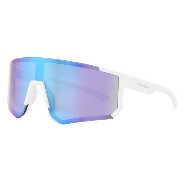 Easton White / Blue Shield Adult Sunglasses