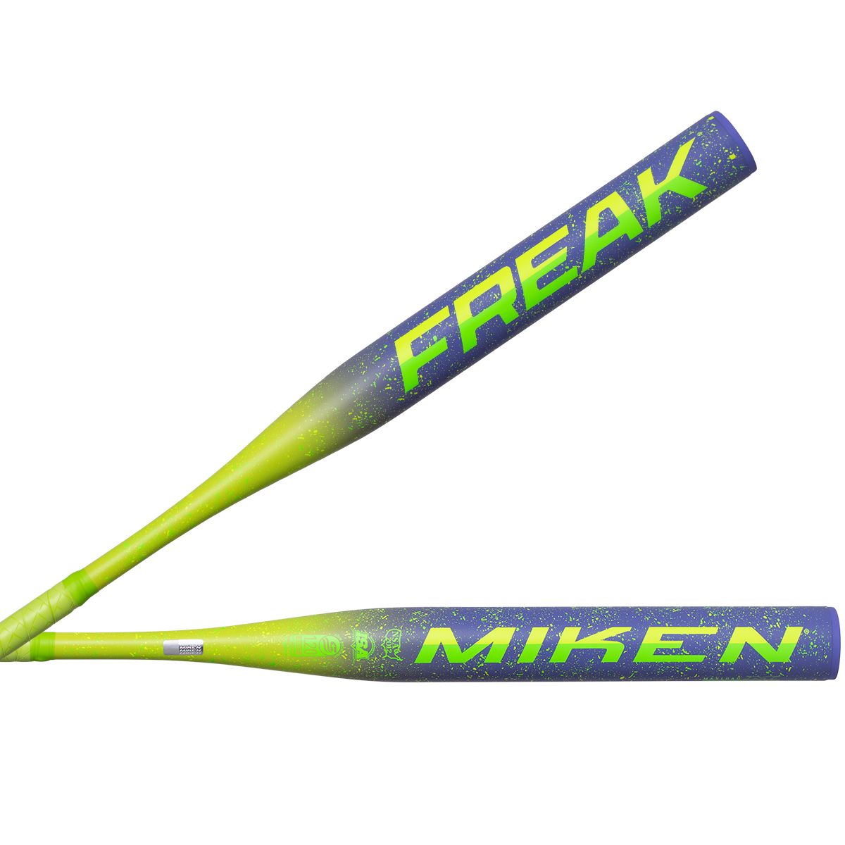 2026 Miken Freak Splatter 1 Piece 13.5" Maxloaded (0.5 oz) Slo-Pitch Bat  MSU6FRK1L