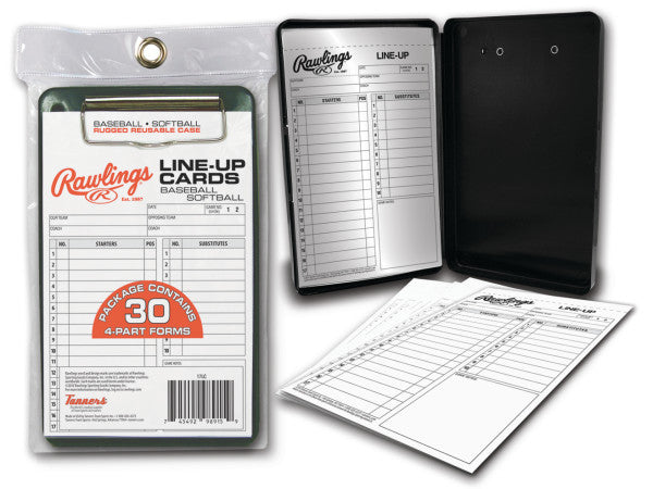 Rawlings System - 17 Line Up Cards 17LC (30 Cards)