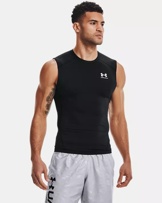 UA MENS HEATGEAR SLEEVELESS BS24