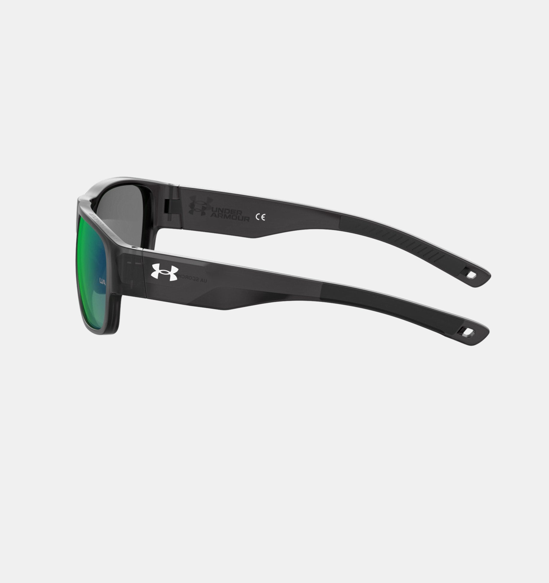 SUNGLASSES UNDER ARMOUR UA SCORCHER TRANSPARENT JET GRAY/EMERLD BS24