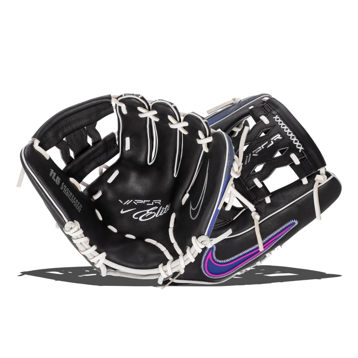 2025 Nike Vapor Elite Snake Eyes Web 11.5" Infield Baseball Glove Right Hand Throw - Black / White / Indigo