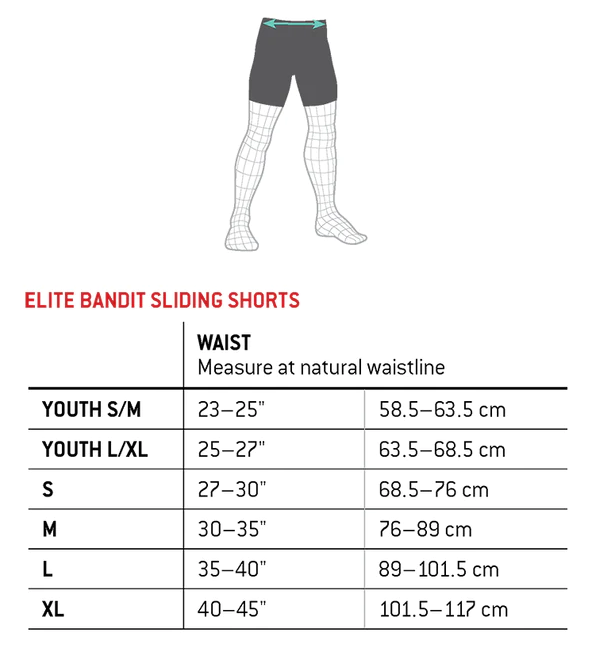 G-Form Youth Elite Bandit Baseball/Softball Sliding Shorts