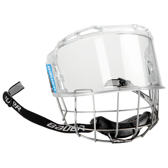 BAUER FACEMASK HYBRID HOCKEY SHIELD H24