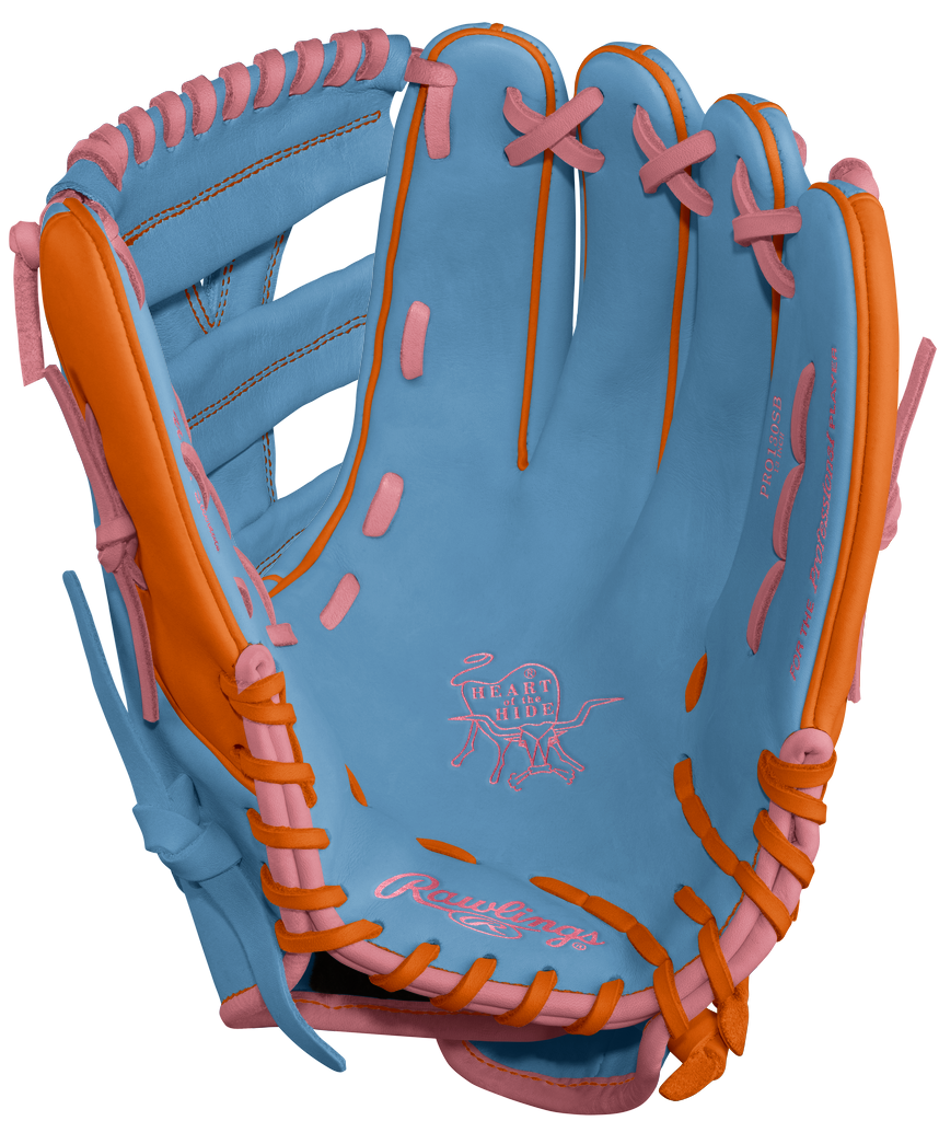 2025 Rawlings Heart of the Hide 13" Evolution Exclusive "Miami Dawn" Outfield Softball Glove PRO130SB - Right Hand Throw