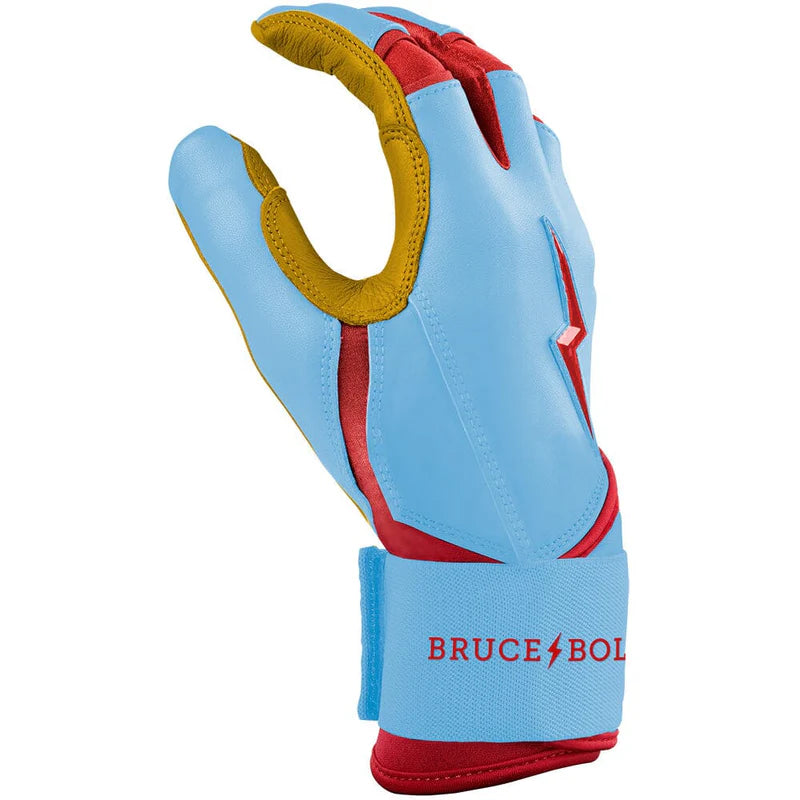 2026 Bruce Bolt Signature Series Long Cuff Batting Gloves-Youth-LCBG-HBB