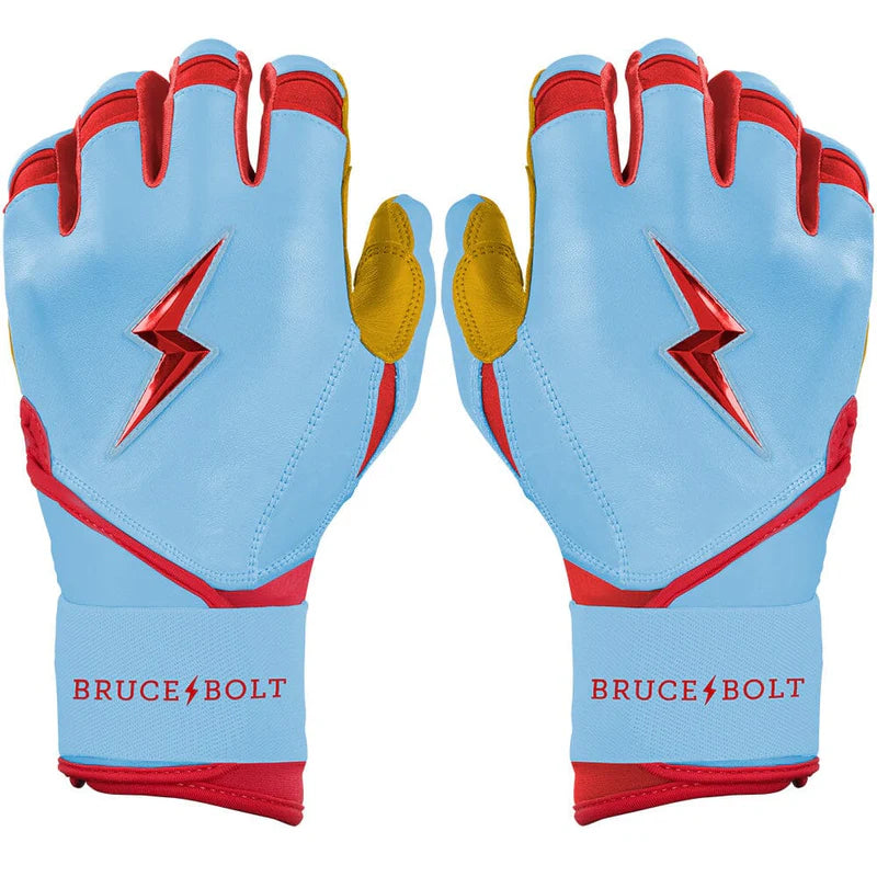 2026 Bruce Bolt Signature Series Long Cuff Batting Gloves-Youth-LCBG-HBB