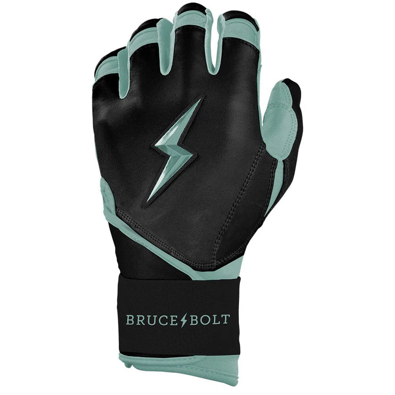 2026 Bruce Bolt Signature Series Long Cuff Batting Gloves BB-LCBG-HBG - Youth - Bader Black
