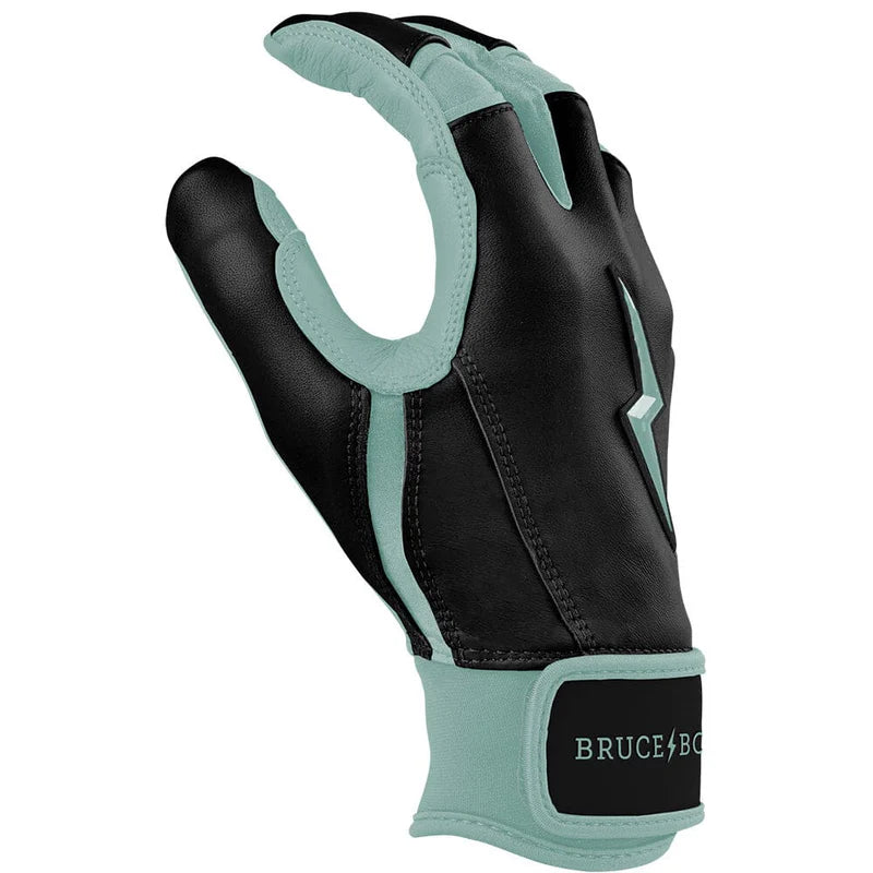 2026 Bruce Bolt Signature Series Short Cuff Batting Gloves BB-SCBG-HBG-Youth - Bader Black