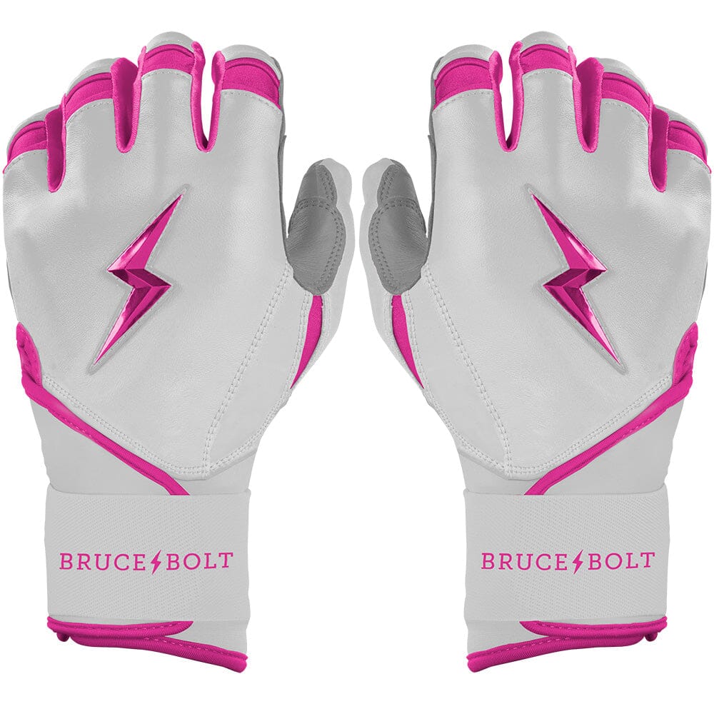 2024 Bruce Bolt Pro Chrome Long Cuff Batting Gloves – Evolution