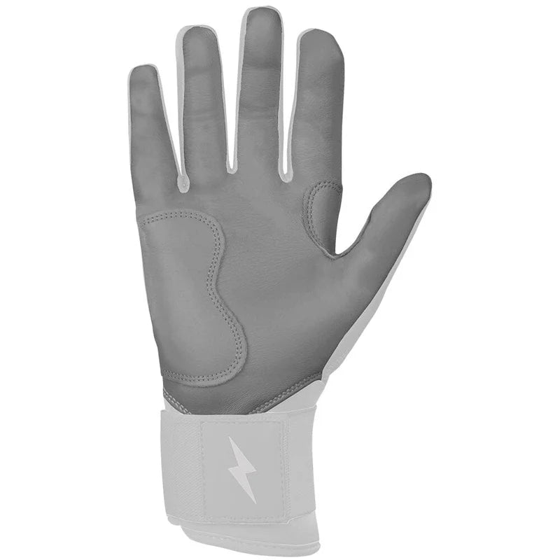 2026 Bruce Bolt Chrome Series Long Cuff Youth Batting Gloves - Youth